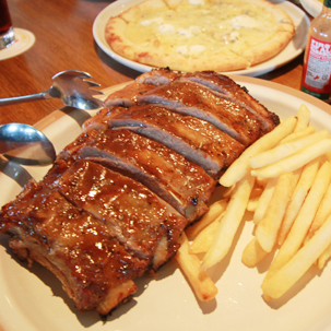 レストラン キリンビアファーム BBQリブ ビアファームスタイル