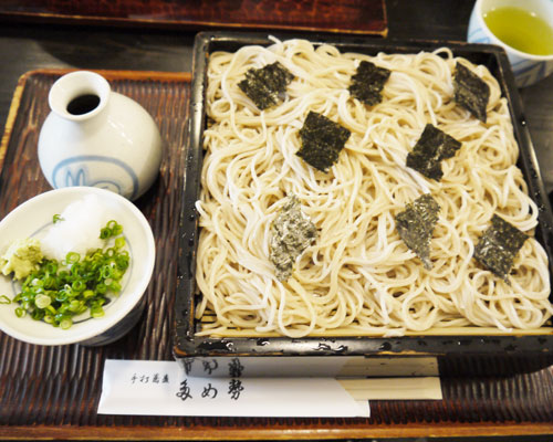 手打ち蕎麦 多め勢 ざるそば