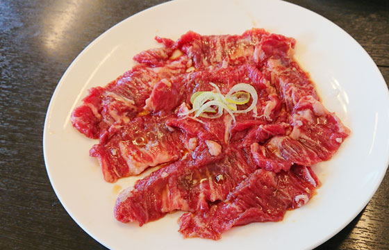 焼肉 向日葵 まぼろしカルビランチ100ｇ