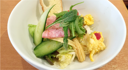 pasta e café Arista(パスタカフェ アリスタ) ランチサラダ