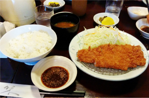 福の季 ランチロースカツ定食