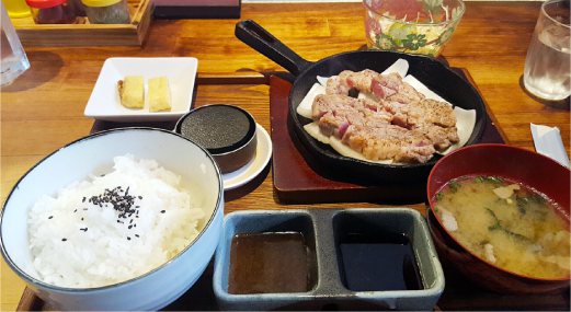 豚ステーキ専門店 かっちゃん 豚ステーキランチ