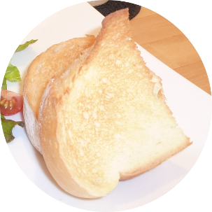 CAFE M2(カフェ エムスクエア)　モーニング　ソフトフランスパン