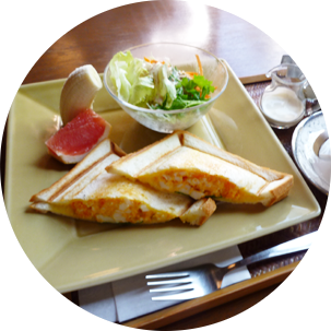 珈琲蔵人 珈童 ホットサンド