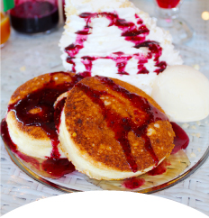 ホナカフェ糸島　ハワイアンリコッタパンケーキ（福岡西区）