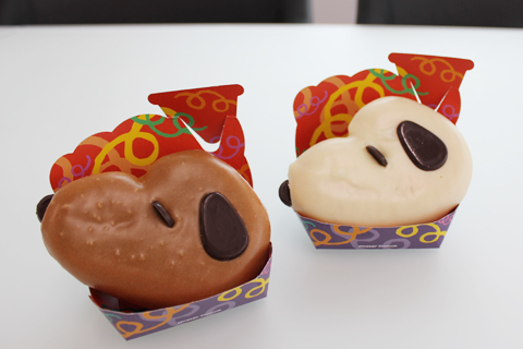スヌーピードーナツ ホワイトチョコ・マロンチョコ