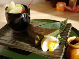 町家カフェ 太郎茶屋 鎌倉 甘味:抹茶パフェ 760円