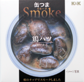 高級おつまみ缶詰 缶つま　Smoke 鶏ハツ