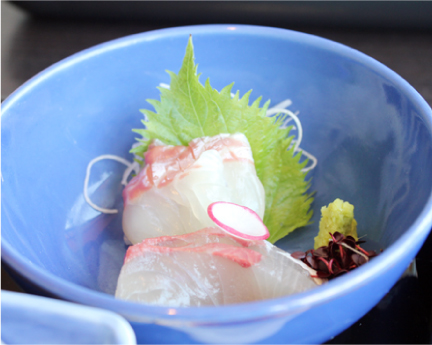 お魚会席三四郎 白魚定食　踊り食い