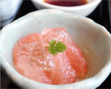 お魚会席三四郎 白魚定食　踊り食い