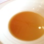 カニと白子の冷静ロワイヤル。コンソメのジュレ。