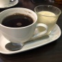 玄米コーヒー、ミニデザート