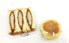 ベーカリーナサン (逸品百彩)カツサンド・クッキーチーズ